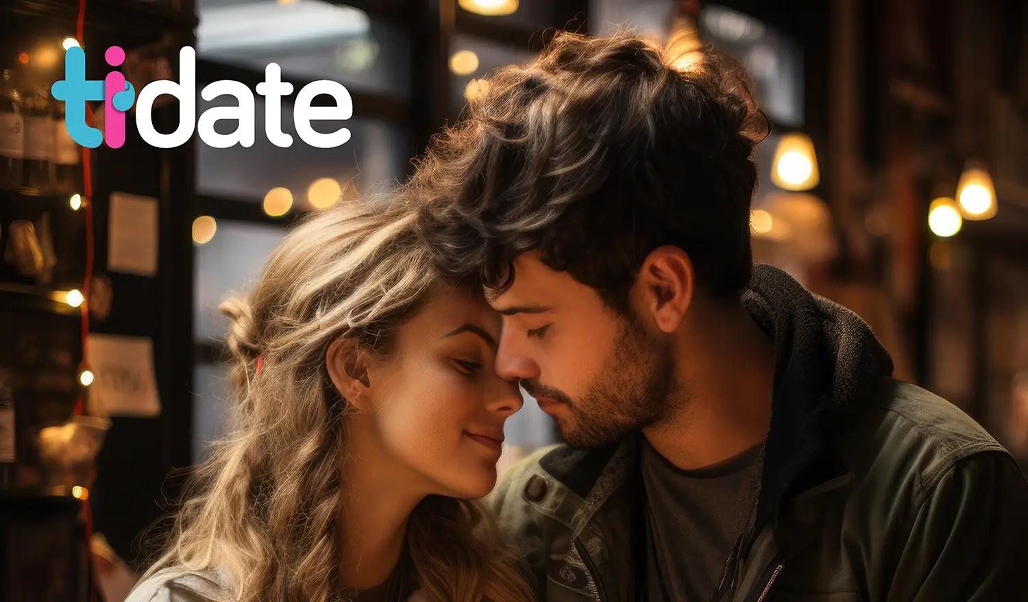Création logo Tidate par Click-création - Identité visuelle pour une plateforme de rencontres sérieuses