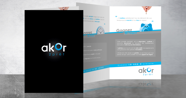 Création graphique dépliant par Click-création (Guerlédan Bretagne Côtes d'Armor 22) Akor 2 prêt
