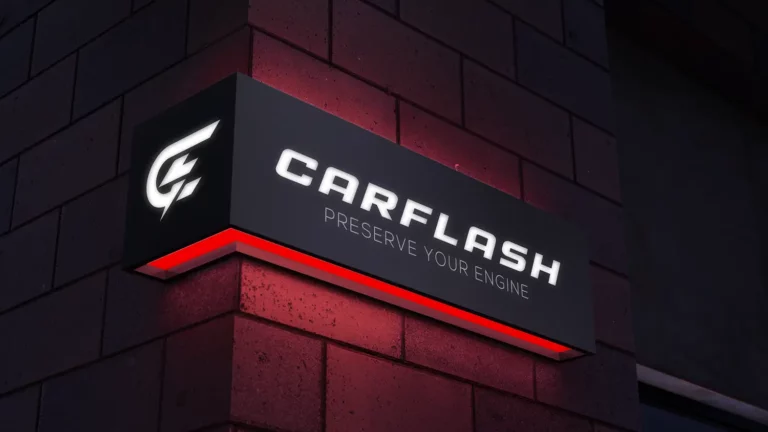 graphiste logo CarFlash Click creation