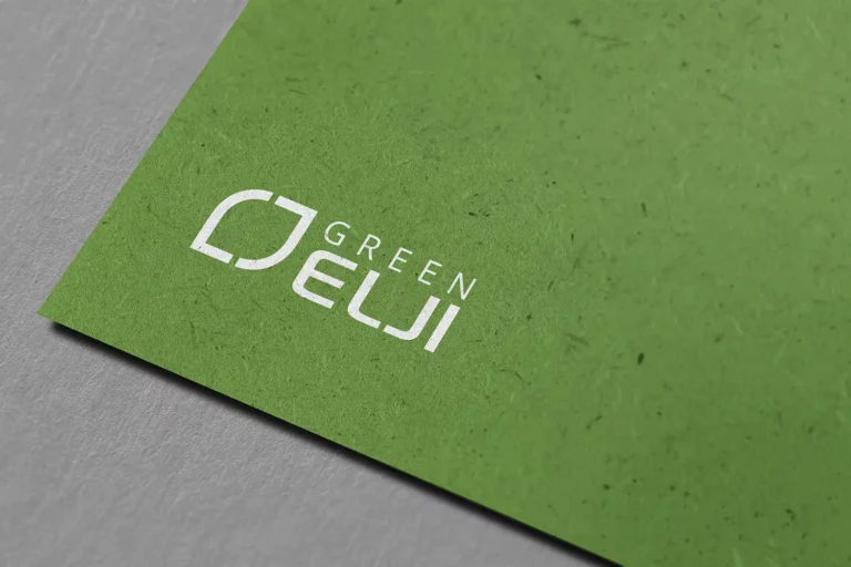 design logo green elji click creation