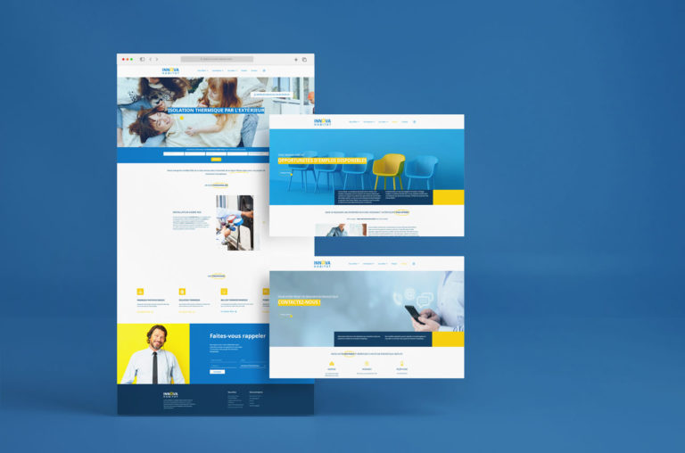 Création de site web pour Innova Habitat – Spécialiste habitat en Bretagne – Click Création.