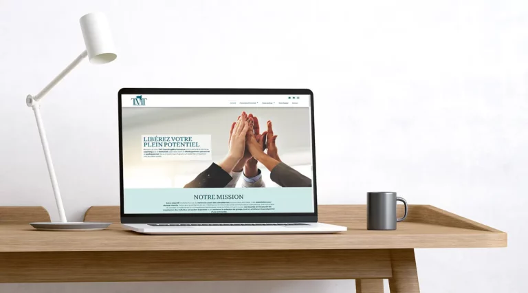 Site internet coaching et performance - TMT Coaching réalisé par Click Création.