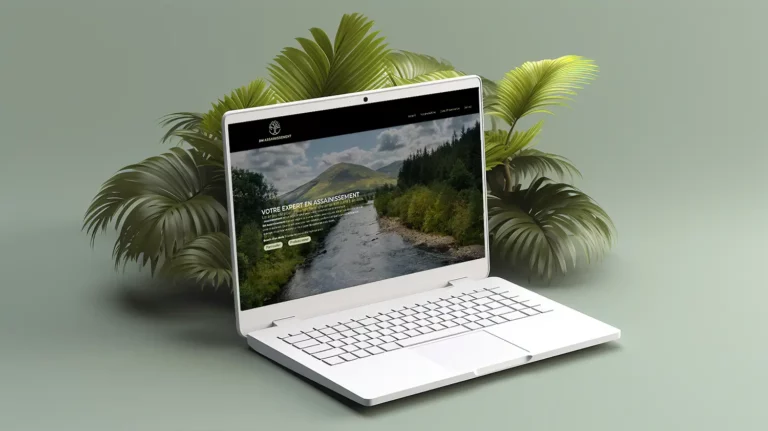Conception de site web assainissement - 2M Assainissement par Click Création.