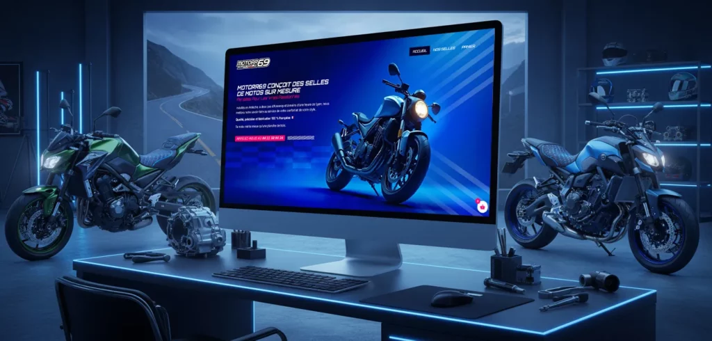 création site e-commerce moto – Motorr69