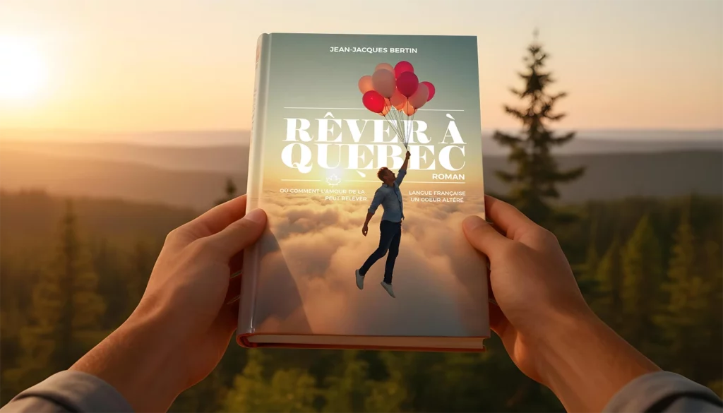 Création couverture de livre Rêver à Québec par Click-création