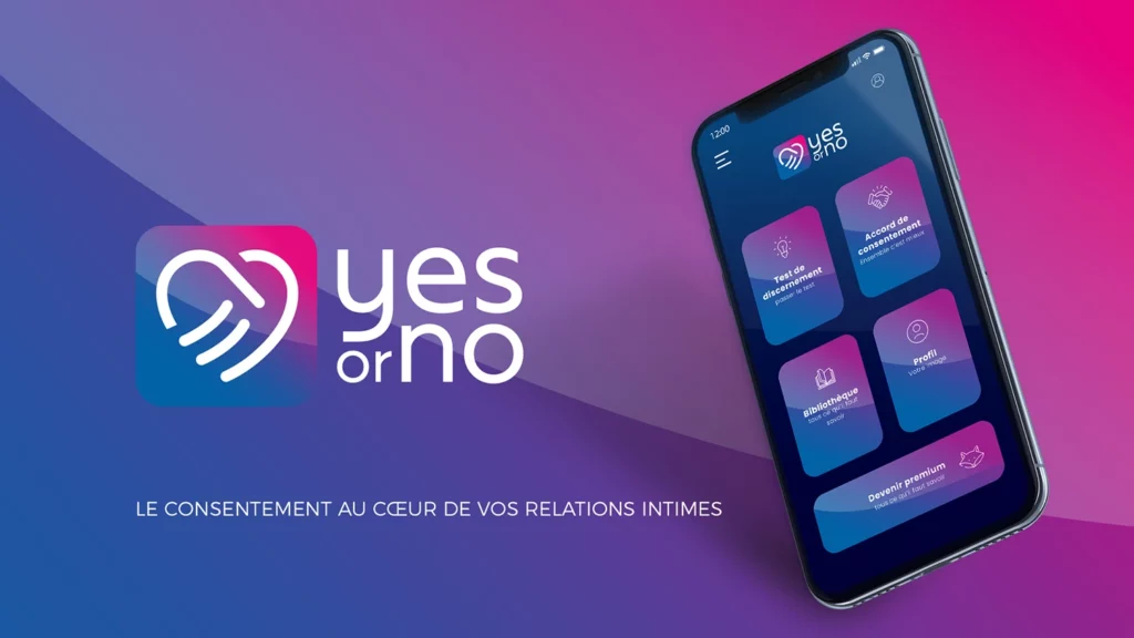 Création de logo application Yes or No par Click-création