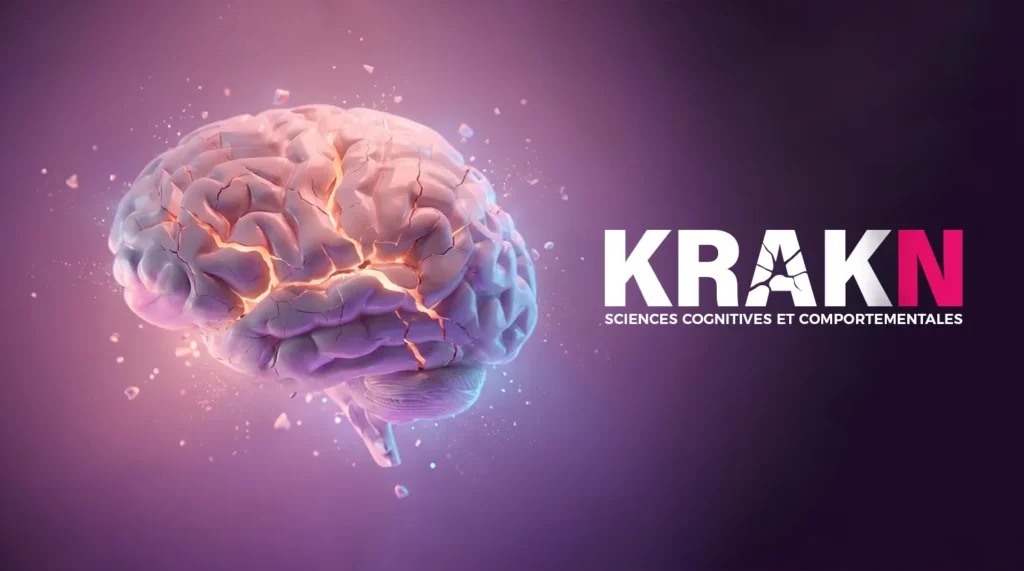 Refonte logo sciences cognitives KRAKN par Click‑Création