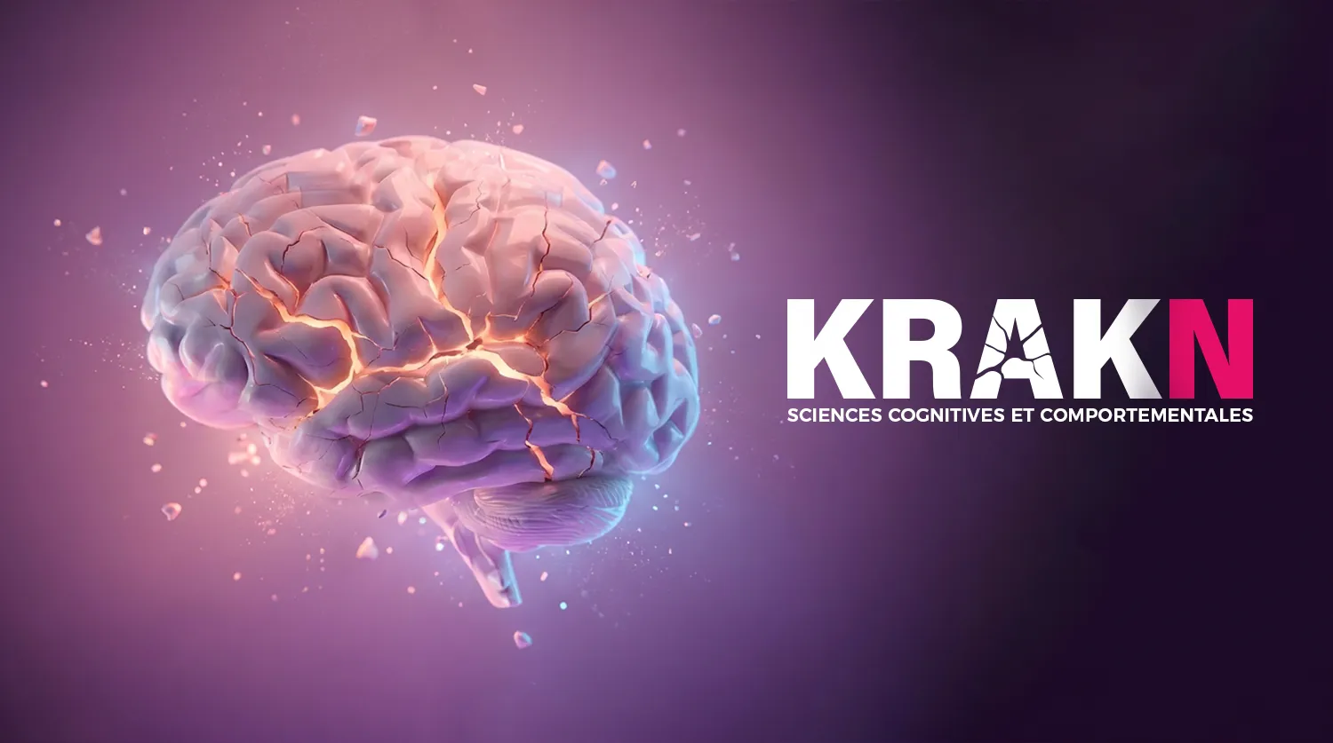 Refonte logo sciences cognitives KRAKN par Click‑Création
