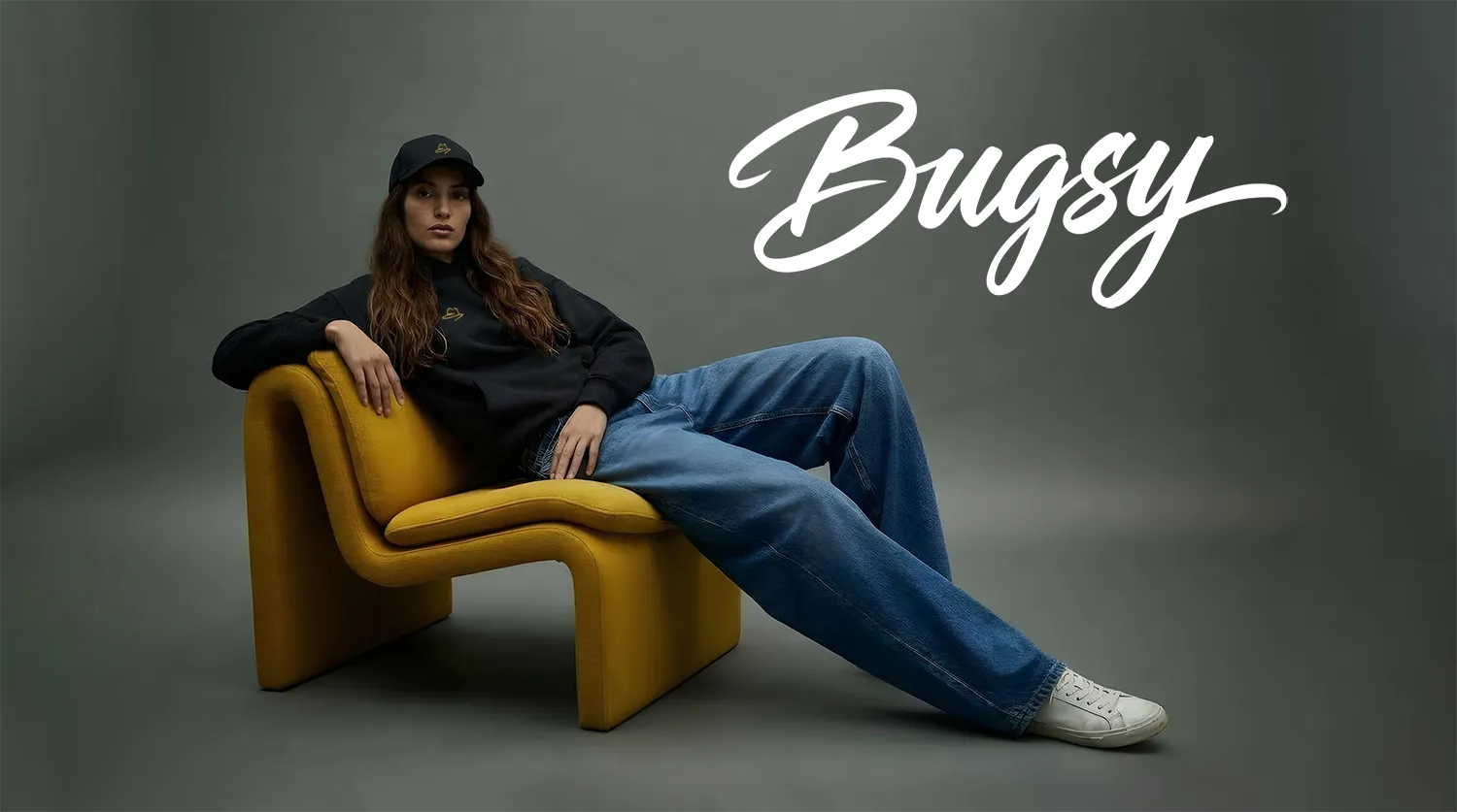 Création logo marque streetwear Bugsy par Click‑Création